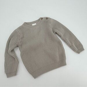 Petit Lem Grey Sweater Baby Toddler 18 24 months